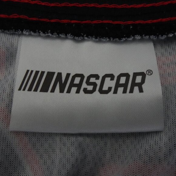 Nascar Racing Team Shirt Men's Size S Black Pinstripe Button Up Baseball Jersey - Picture 7 of 11